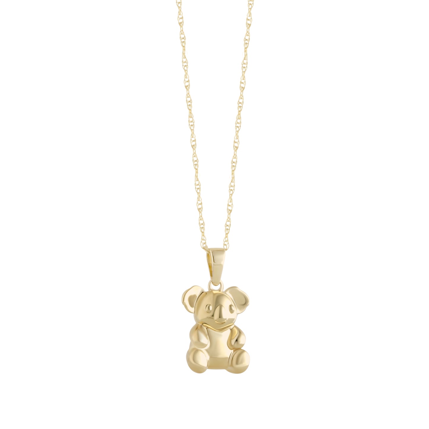 9ct Gold 2D Small Koala Pendant
