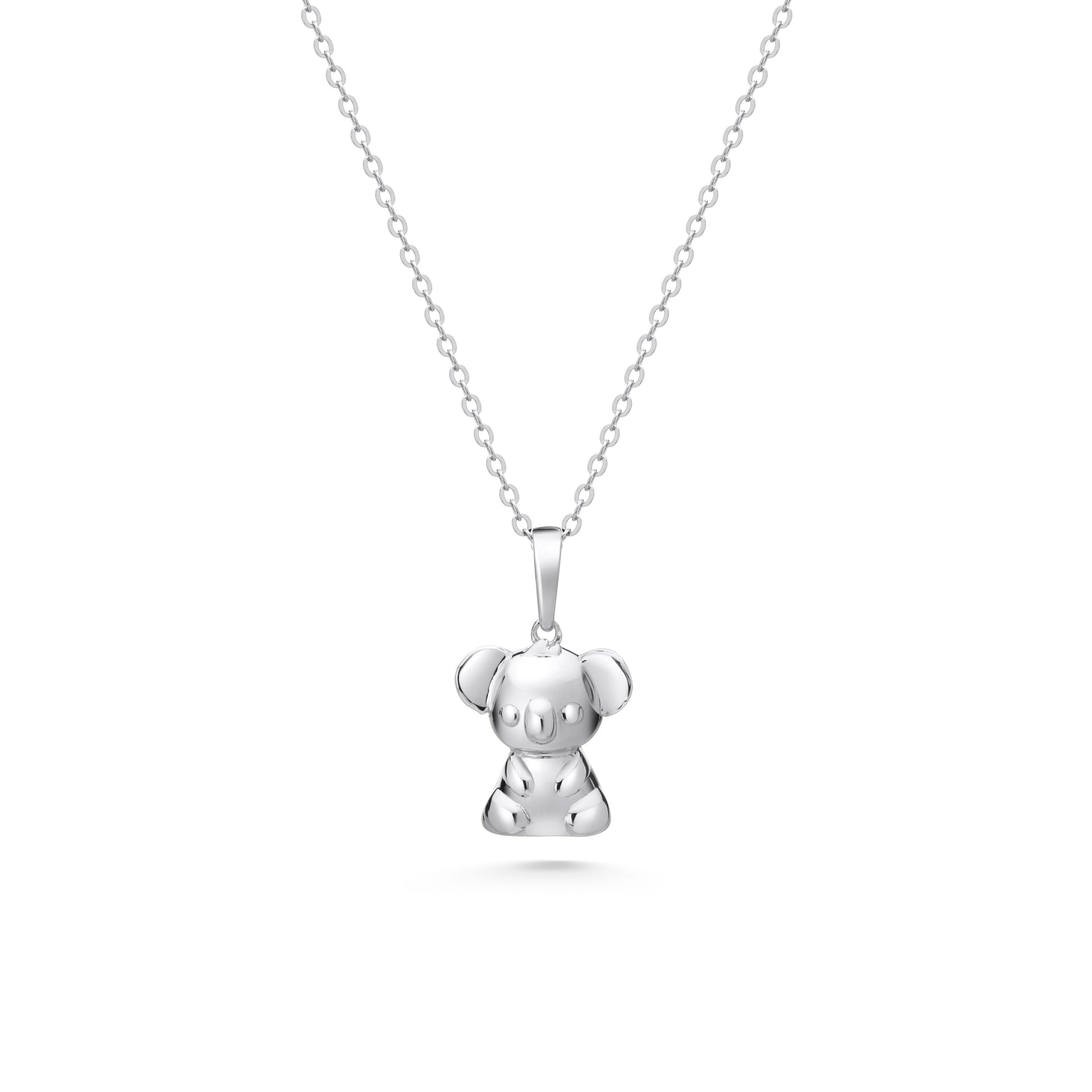 STERLING SILVER 3D KOALA PENDANT