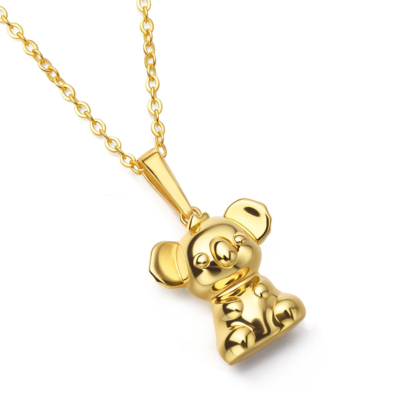18K GOLD PLATE 3D KOALA PENDANT