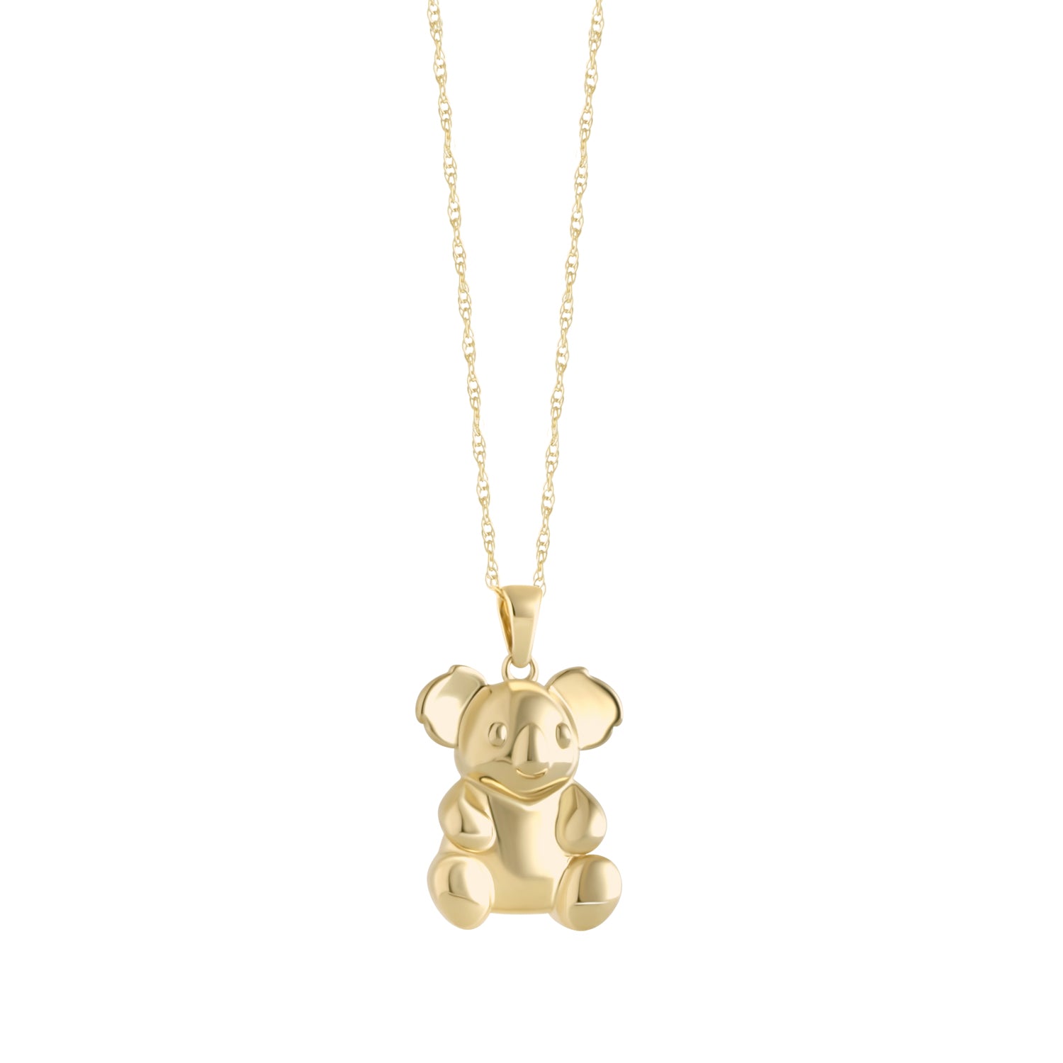 9ct Gold 2D Large Koala Pendant