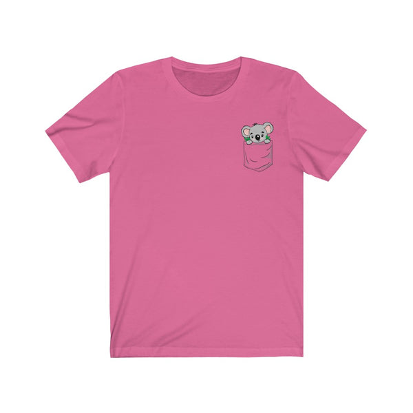 Cute Koala in a Pocket T-Shirt