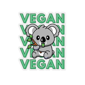 Cute Koala Vegan Kiss-Cut Stickers - Kuddli & Co