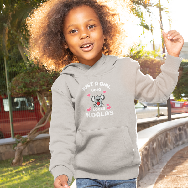 Just a Girl Who Loves Koalas Kids Hoodie