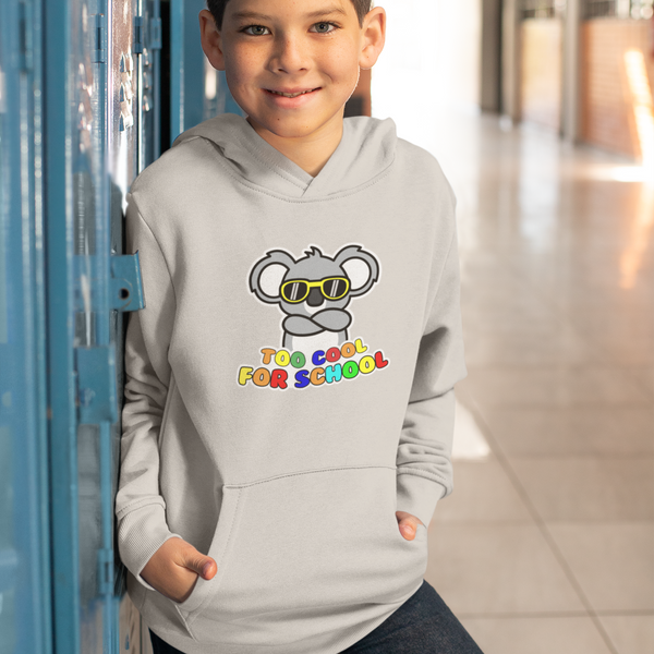 Too Cool For School Kids Hoodie