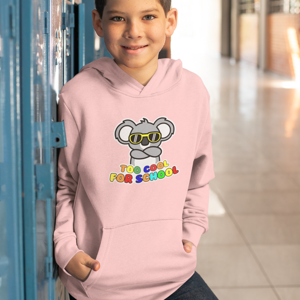 Too Cool For School Kids Hoodie