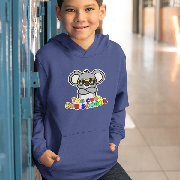 Too Cool For School Kids Hoodie