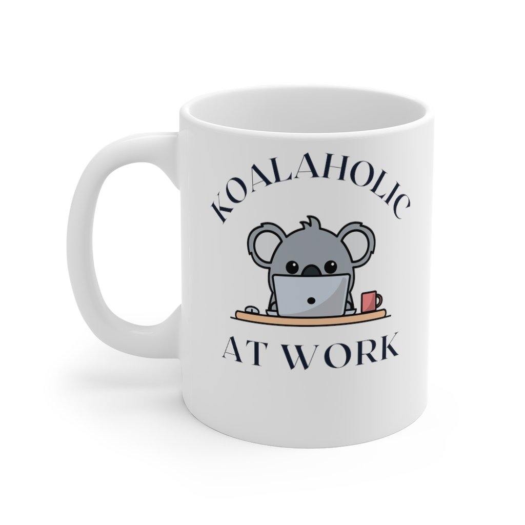Koala-holic at Work Mug 11oz - Kuddli & Co