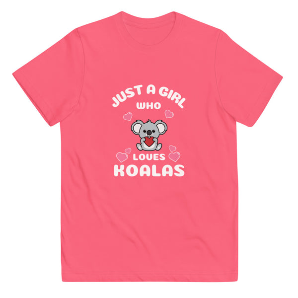 Just a Girl who Loves Koalas Youth Tee
