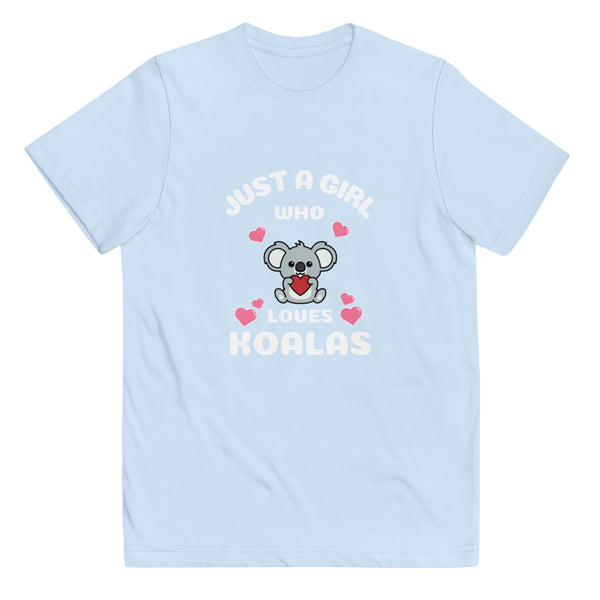 Just a Girl who Loves Koalas Youth Tee